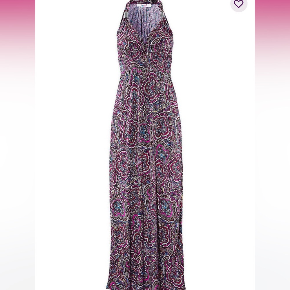 Paisley Print Sleeveless Dress